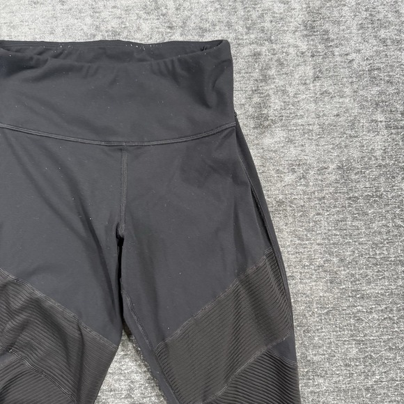 Athleta Moto Tight Black Ankle Zip Leggings Women's Size Small Athleisure - Picture 10 of 15